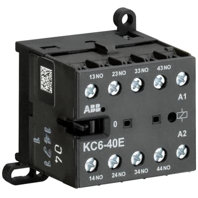 Mini contactor auxiliar 4NA 220 -240 vcc KC6-40E GJH1213001R0404 — ABB — ABB