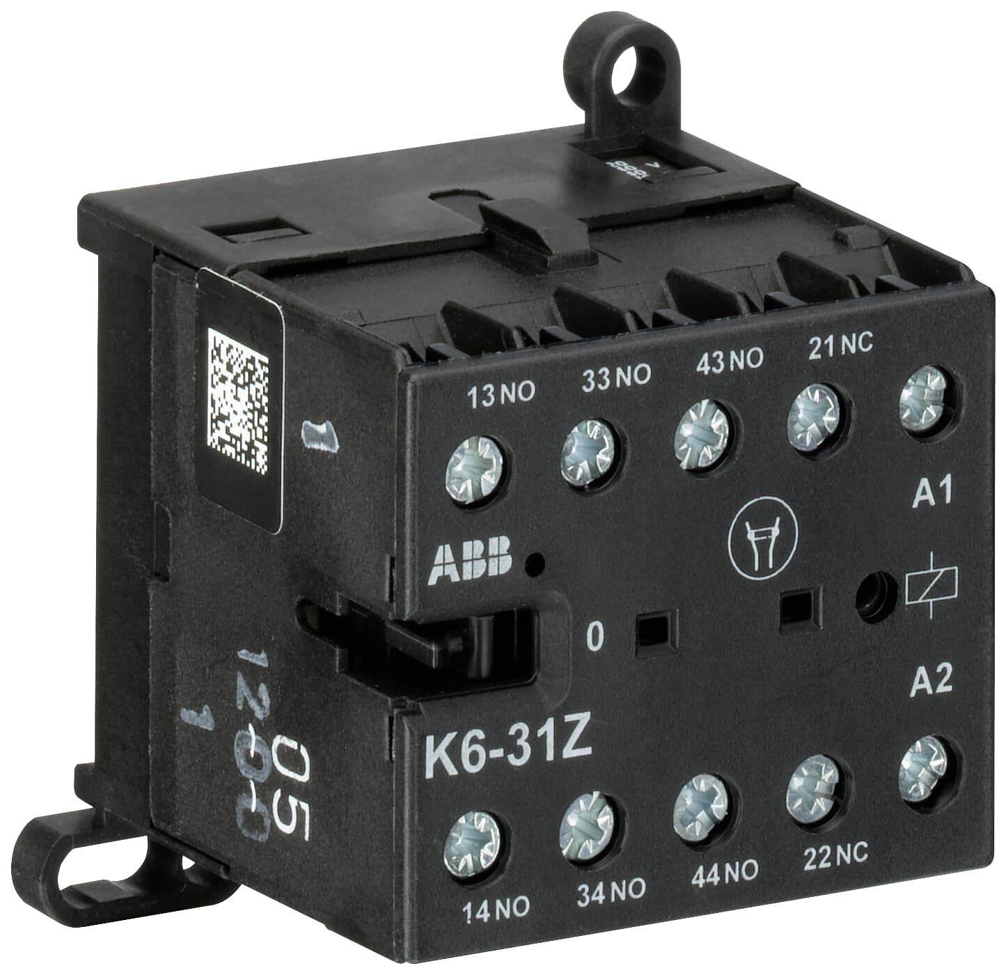 Minicontactor auxiliar 3NA+1NC K6-31Z control 110VCA GJH1211001R8314 — ABB — ABB