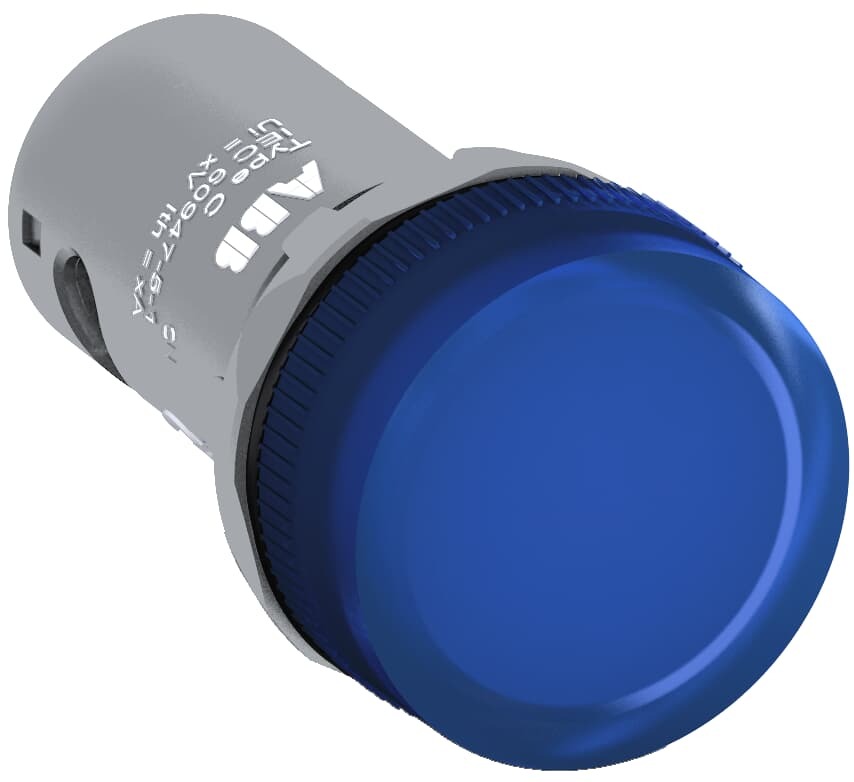 Piloto LED Compacto 220VCC 22mm Azul 1SFA619403R5204 — ABB — ABB