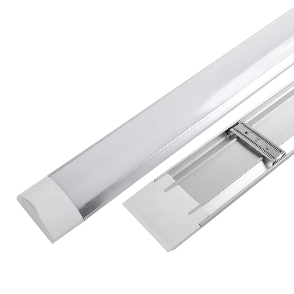 Luminaria Lineal LED Colgante Con Accesorios - 40W SMD 120x7x4 Cm. Blanco 6500K IP44 120° 220V 50.000 Hrs (LC40BF)