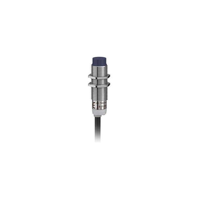 Sensor Inductivo XS2 M12 -L41.3mm -Brass -SN4MM -12-24VDC -Cable 2M XS212BLPAL2 (20870650) — Otras Marcas