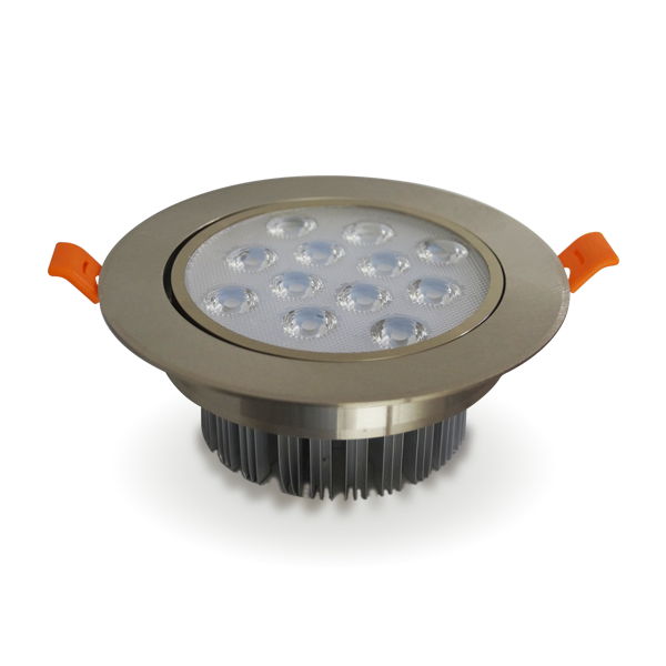 Foco LED Concéntrico Basculante - 5W 6500K Aluminio y Acrílico 85mm. 65 - 75mm. Niquel (XD-B10NC)