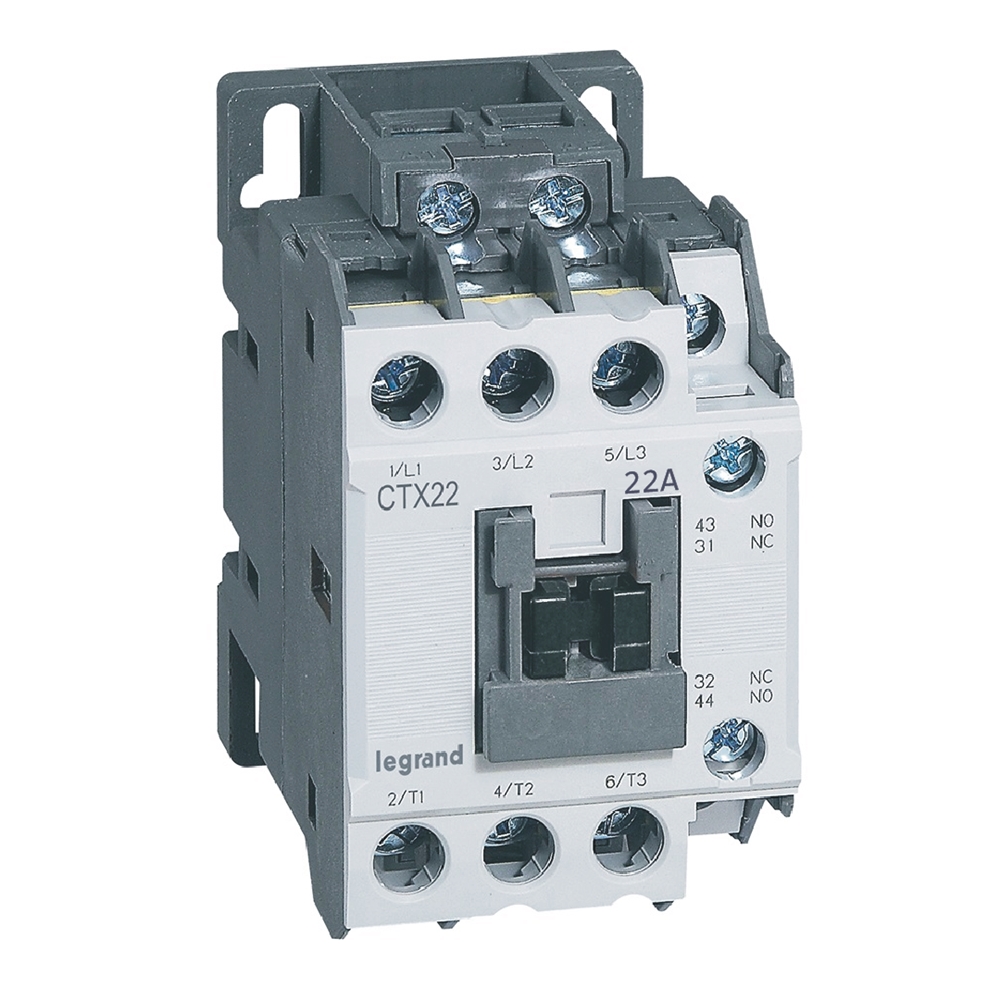 Contactor 22A bobina 220VAC 1NA+1NC 416116 Legrand — Legrand