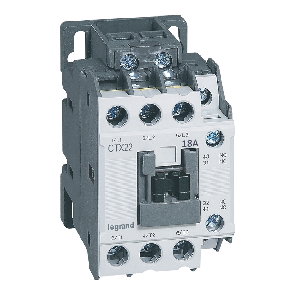 Contactor 18A bobina 110VAC 1NA+1NC 416104 Legrand — Legrand