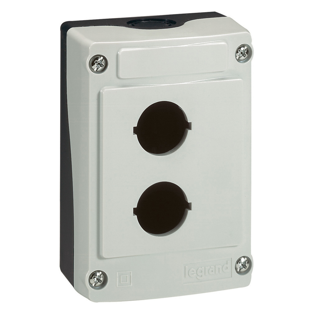 OSMOZ CJA PLASTICA 2PERF GRIS 24202 Legrand — Legrand