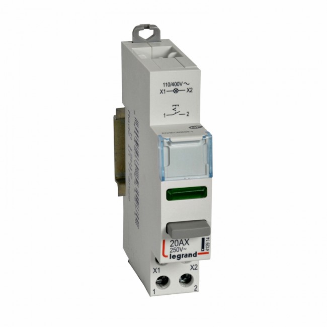 Interruptor Pulsador Lexic 1NA+1NC 20A/250V 412914 — Legrand — Legrand