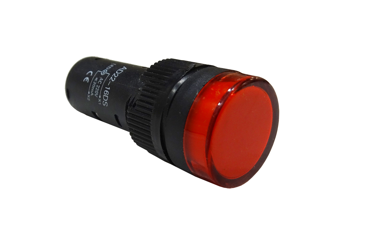 Piloto Monoblock LED 220V Rojo 16mm 2479034 — FNX — FNX