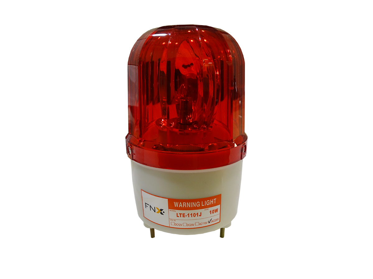 Baliza 220V Roja Giratoria/sonora Octogonal LTE1101J 40107034 — FNX — FNX