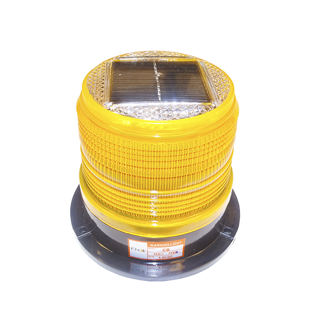 Baliza Estroboscopica Solar LED Magnetica IP54 Amarilla 40102534 — FNX — FNX