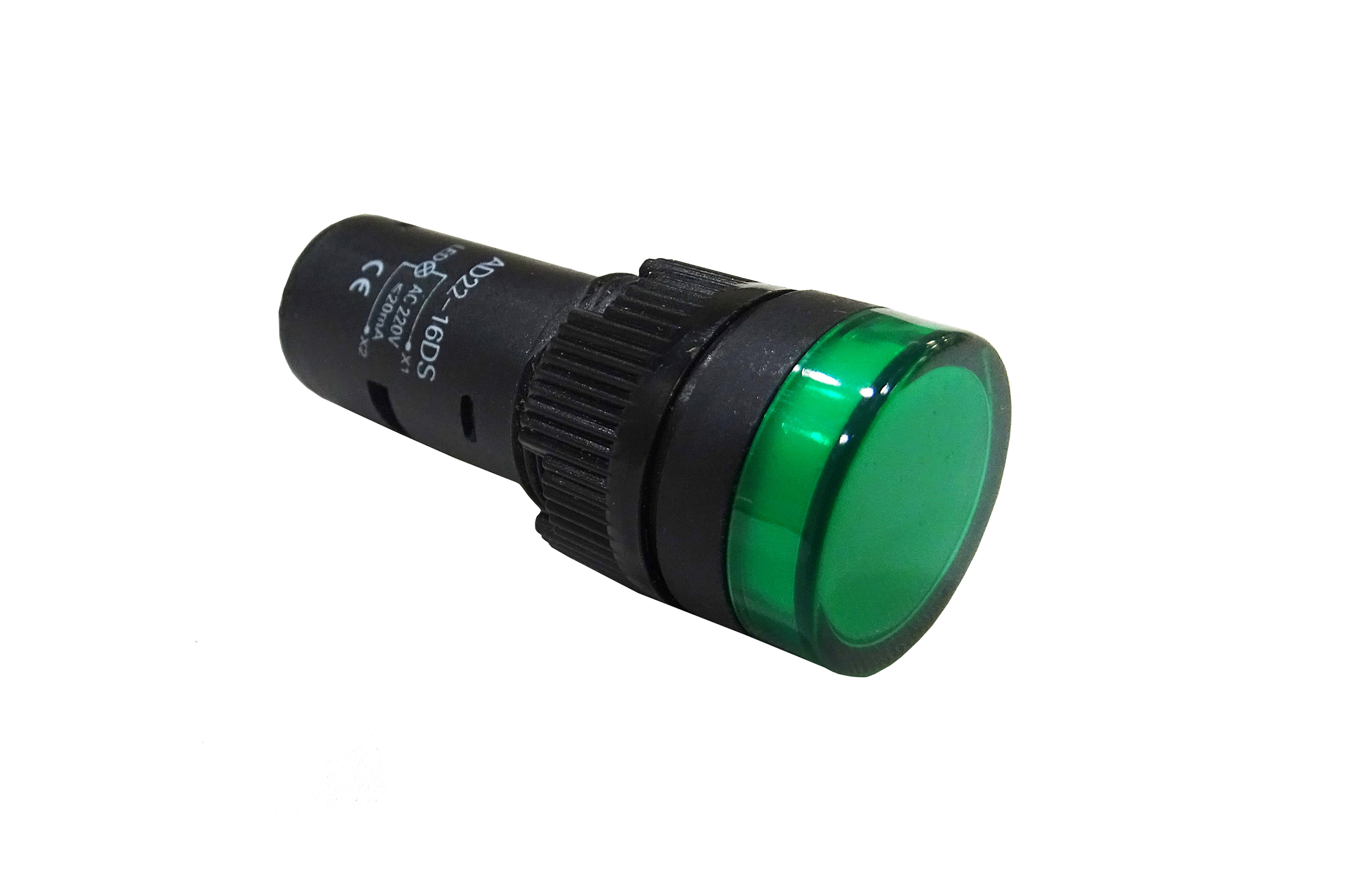 Piloto Monoblock LED 220V Verde 16mm 2479234 — FNX — FNX