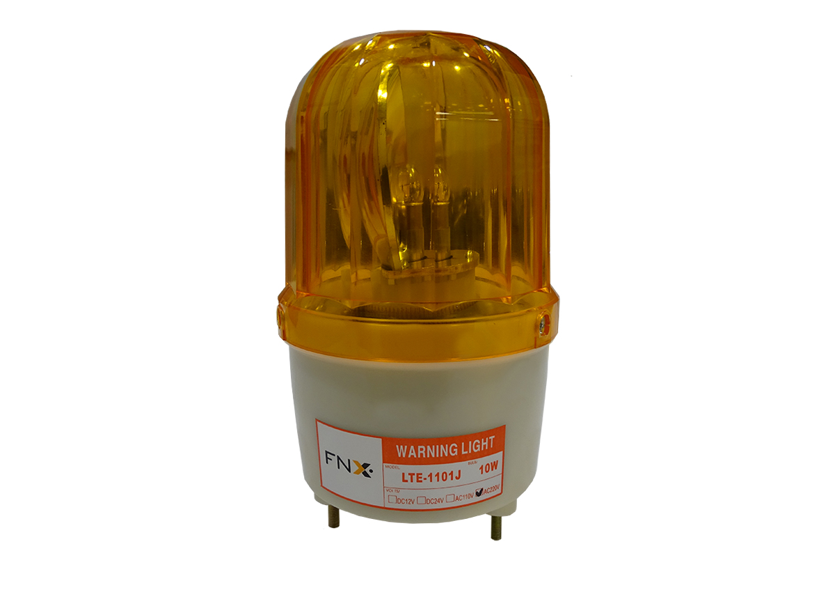 Baliza 220V Amararilla Giratoria/sonora Octogonal LTE1101J 40108034 — FNX — FNX