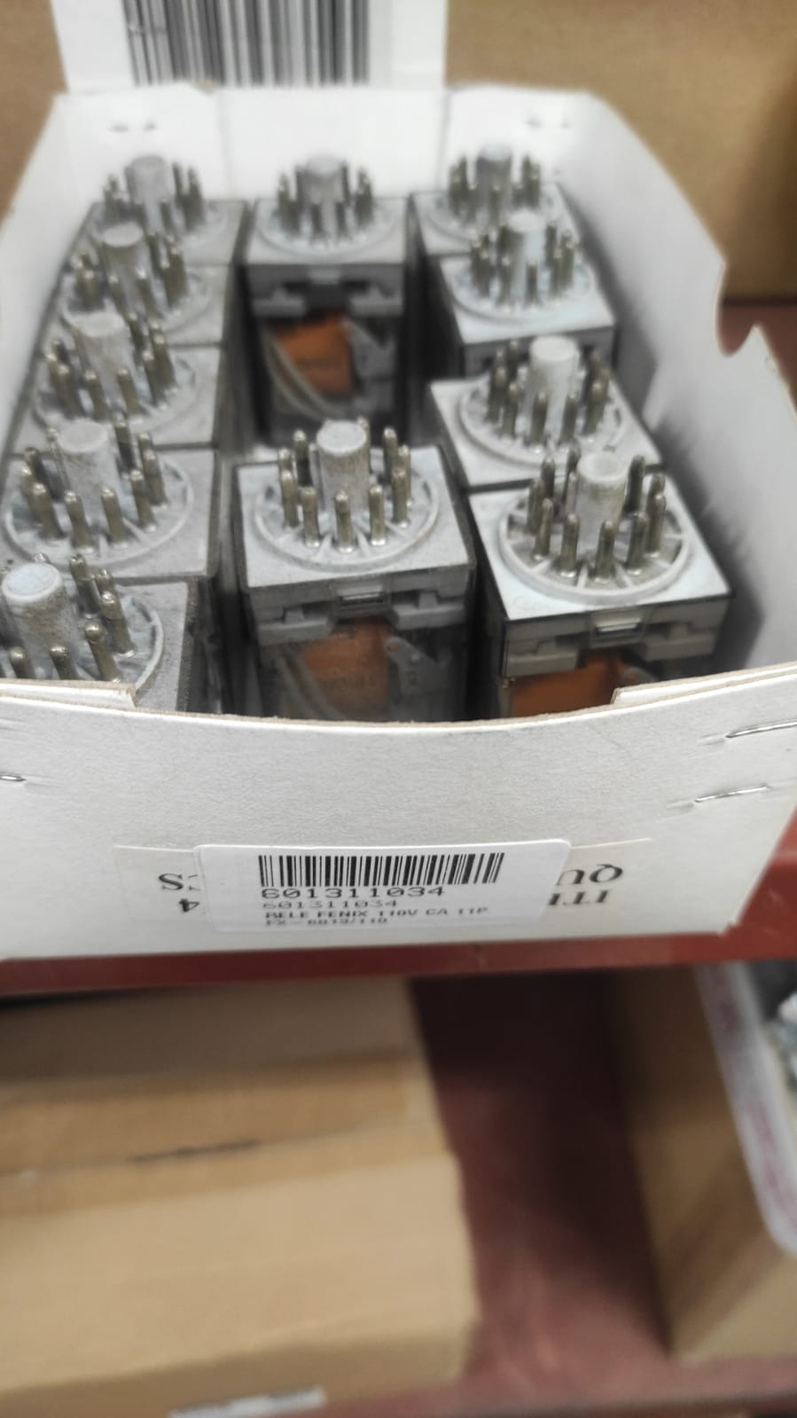 Relé FNX 110V CA 11P FX-6013/110 601311034 FNX — FNX