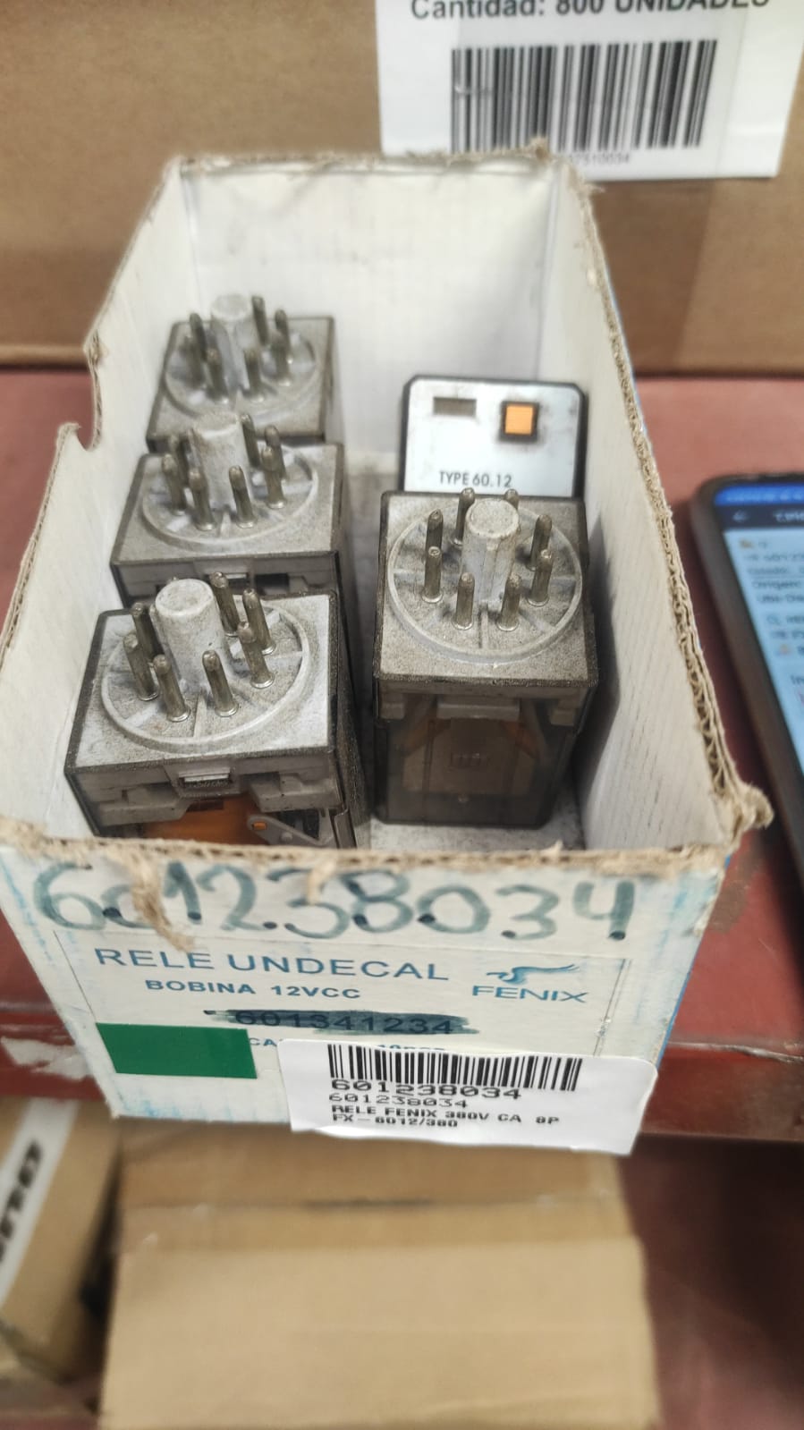 Relé FNX 380V CA 8P FX-6012/380 601238034 FNX — FNX