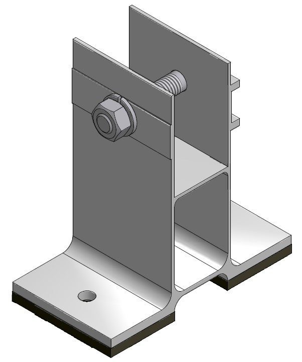 Anclaje para Estructura Coplanar Tipo Gulpiyuri 2089300128 — Alusin Solar — Alusin Solar