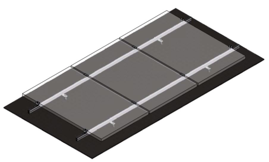 Kit Estructura Conplanar Riel 4200mm 2089298128 — Alusin Solar — Alusin Solar