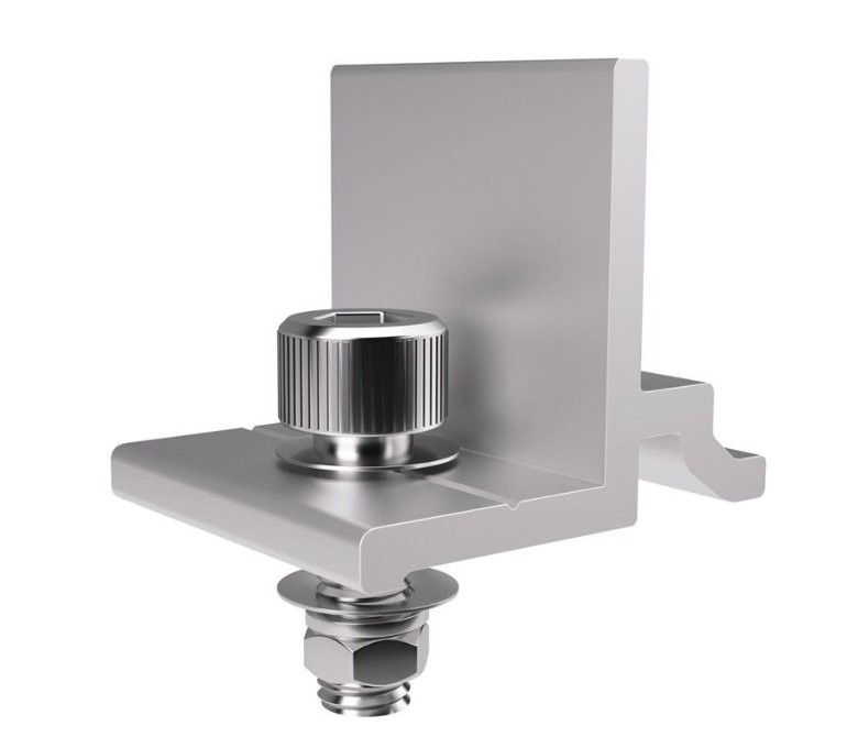 Fijacion de Riel a Triangulo A4 Zona Costera UN-RF-P40-1 — UI New Energy — UI New Energy