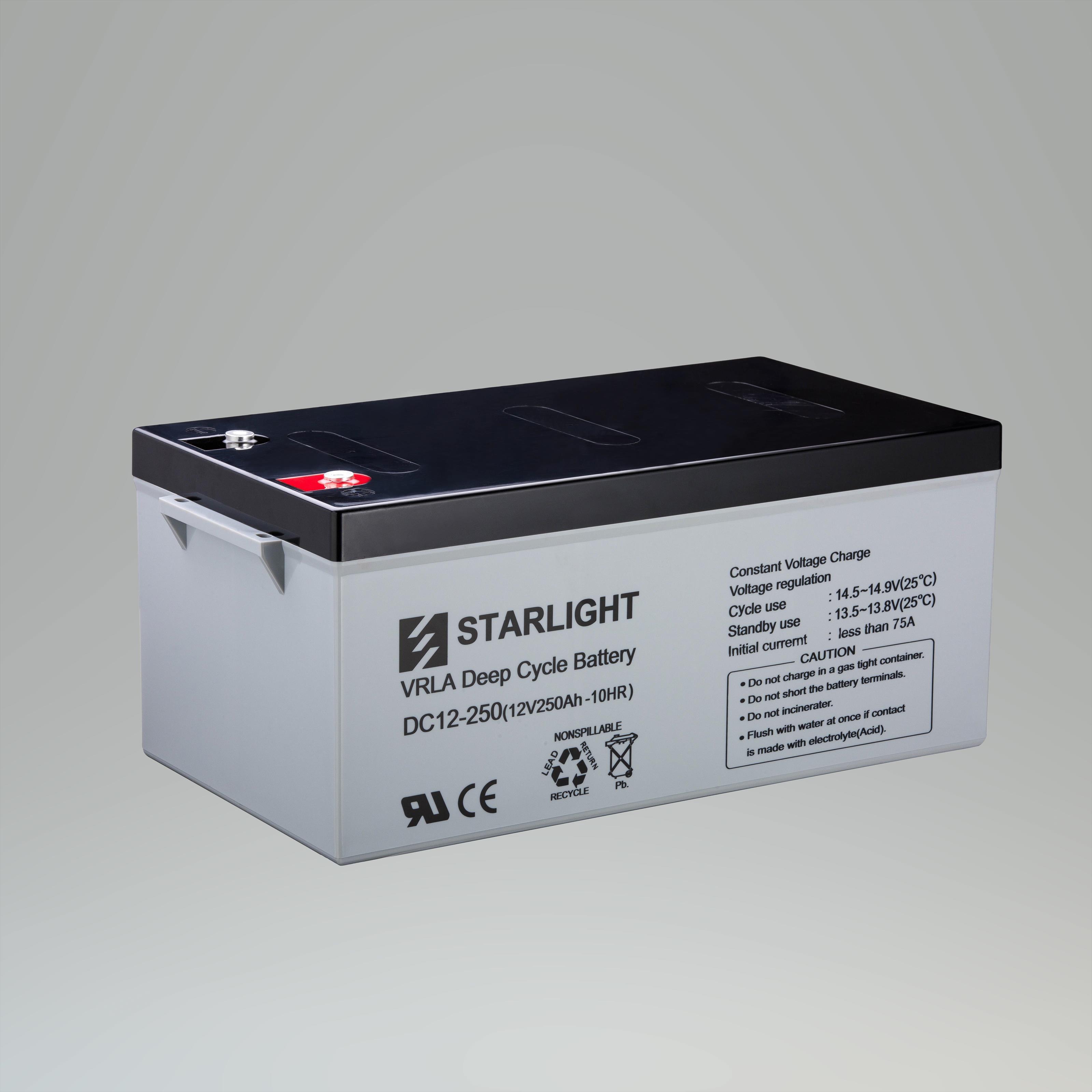 Bateria Starligth Gel 250AH 12V Ciclo Pr DG12-250 (100250161) — Otras Marcas
