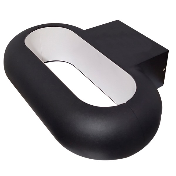 Foco Embutido para Muro o Escala - Muro 5W 3500K - 6500K IP65 180lm Negro 160 X 96 X 64mm (Escala Horizontal)