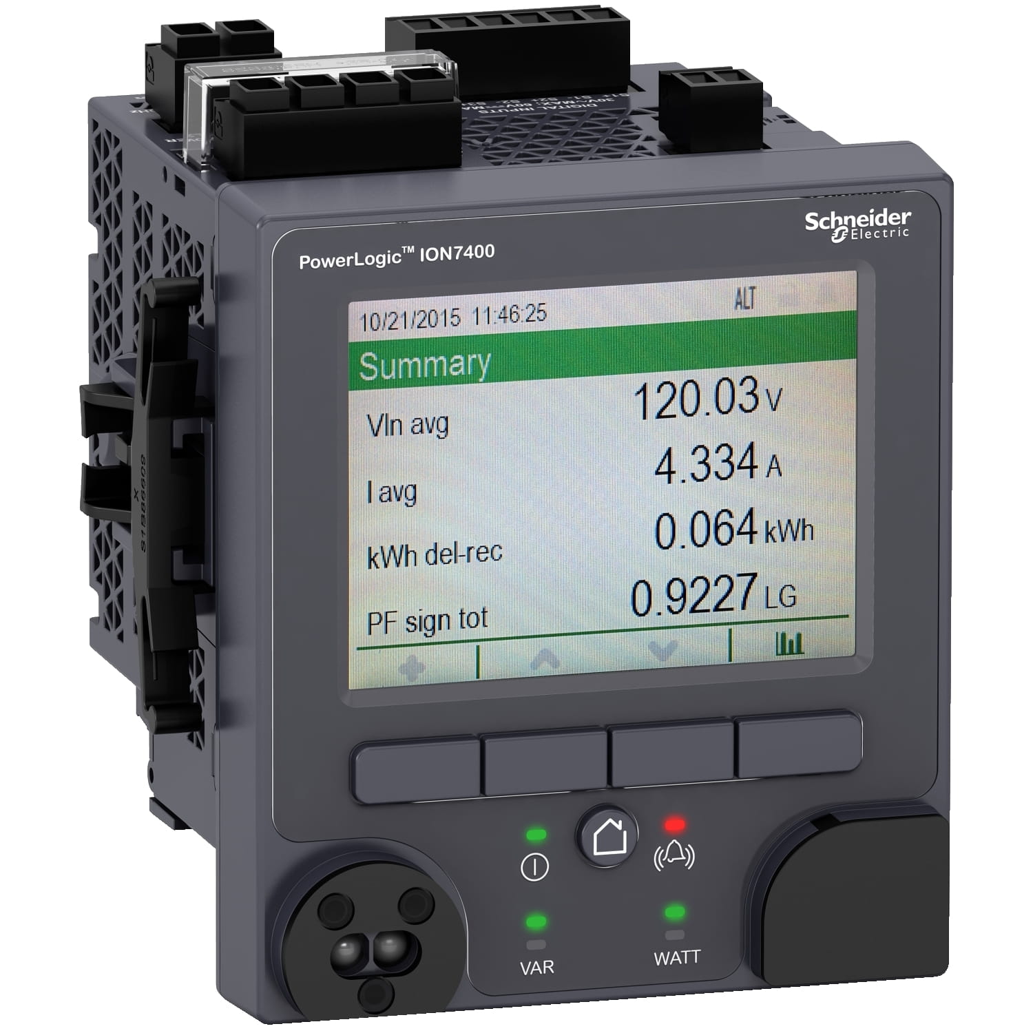 Power Ion 7400 Medidor de Pantalla Integrada METSEION7400 — Schneider Electric — Schneider Electric