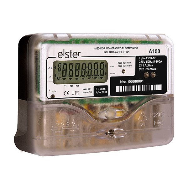Medidor Bidireccional Monofasico A150 10040147 — Elster — Elster