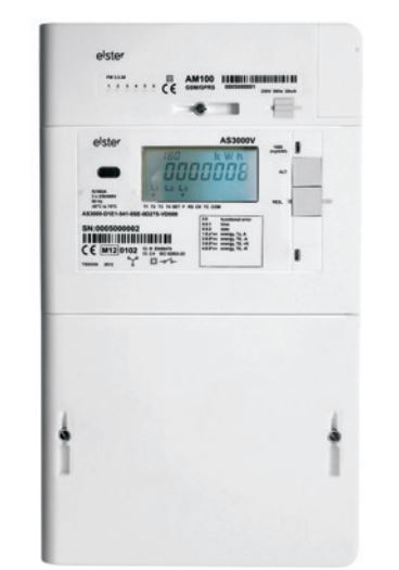 Medidor Bidireccional, Trifasico AS3000 Directo 10044147 — Elster — Elster