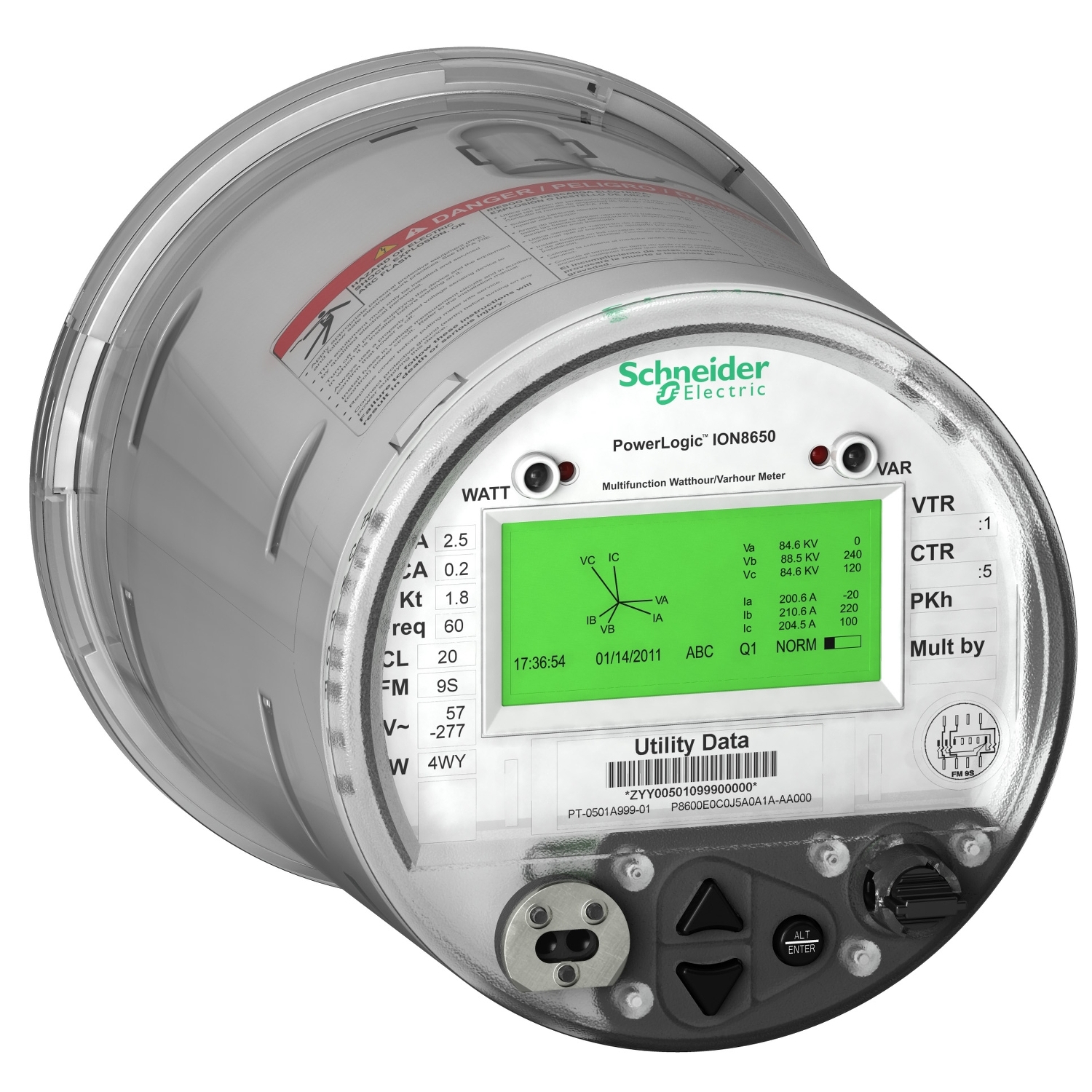 Modulo Medidor de Energia ION8650 - 128MB - Clase a - Ethernet M8650A4C0H5E1B0A — Schneider Electric — Schneider Electric