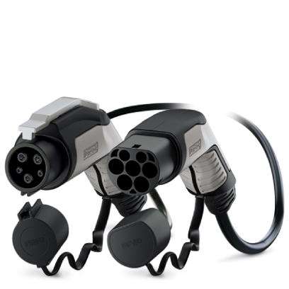 Cables de Carga AC - EV-TAG3PK-1AC32A-4.0M6.0ESBK01 1623909 — Phoenix Contact — Phoenix Contact