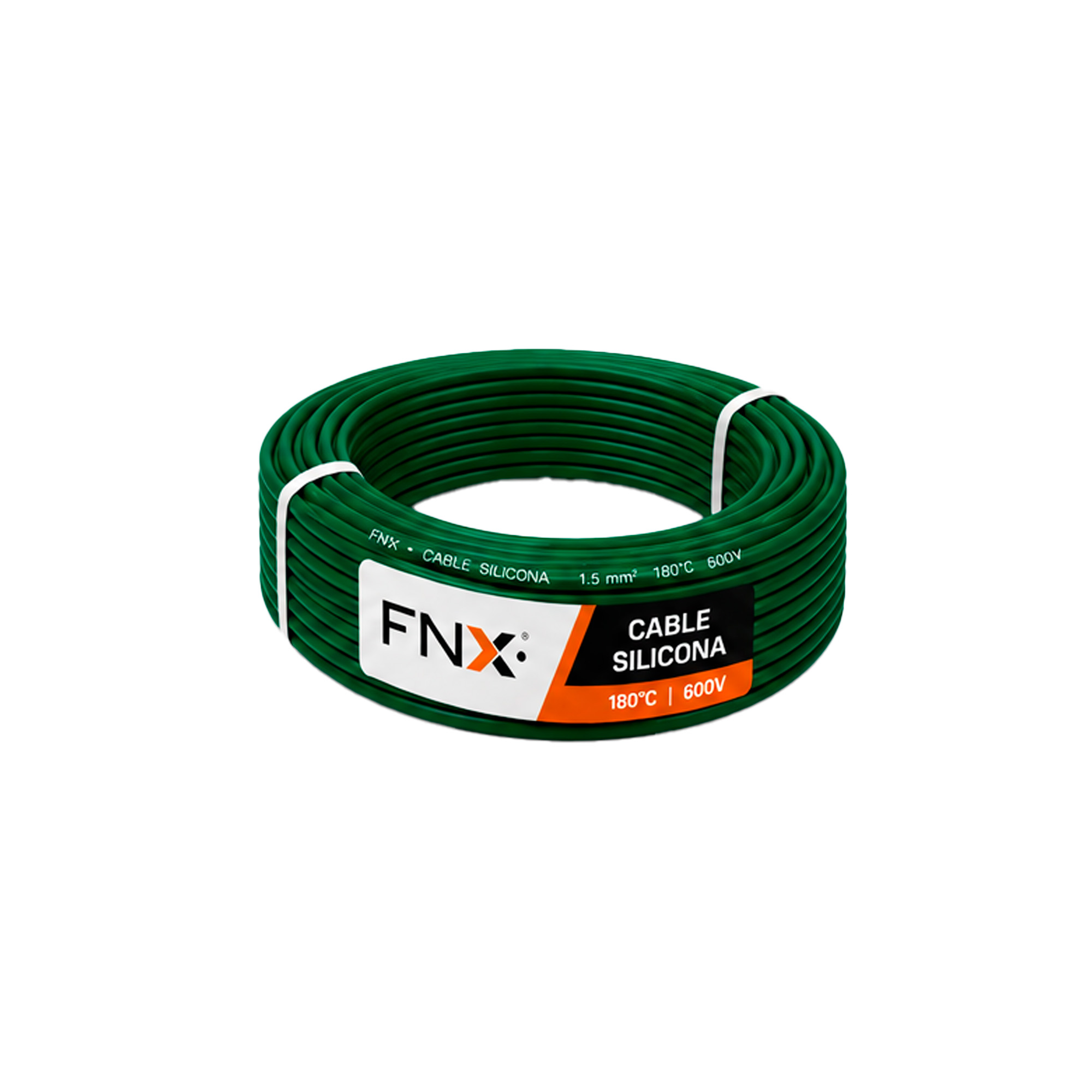 Cable Silicona 4.0mm 250G C Verde 25505234 — FNX — FNX