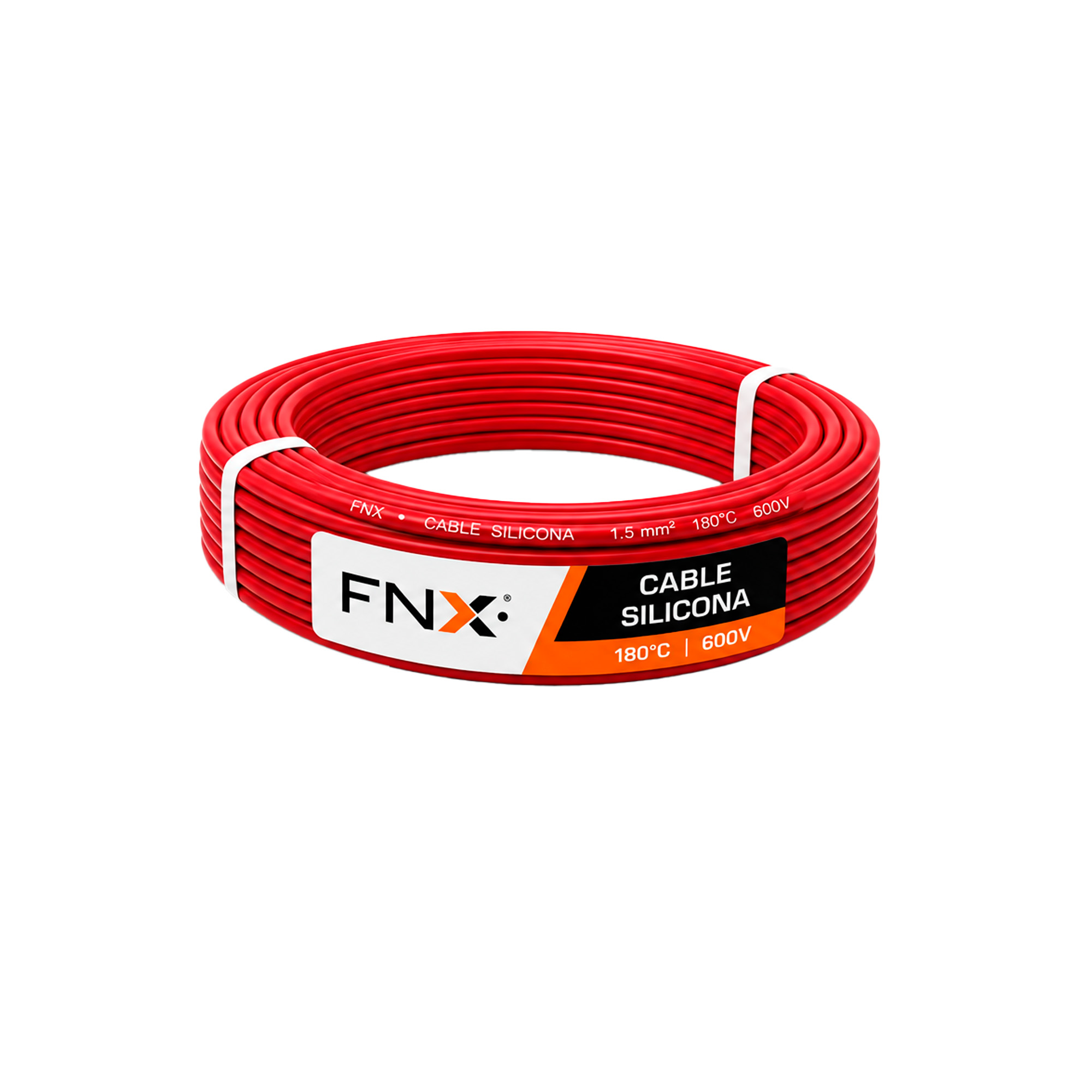 Cable Silicona 1.5mm 250G C Rojo 25105034 — FNX — FNX