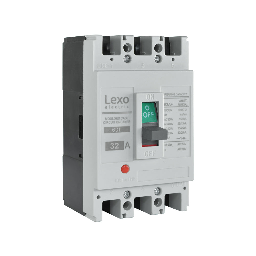 Interruptor caja moldeada 3x32A 25kA 5317032 — Lexo
