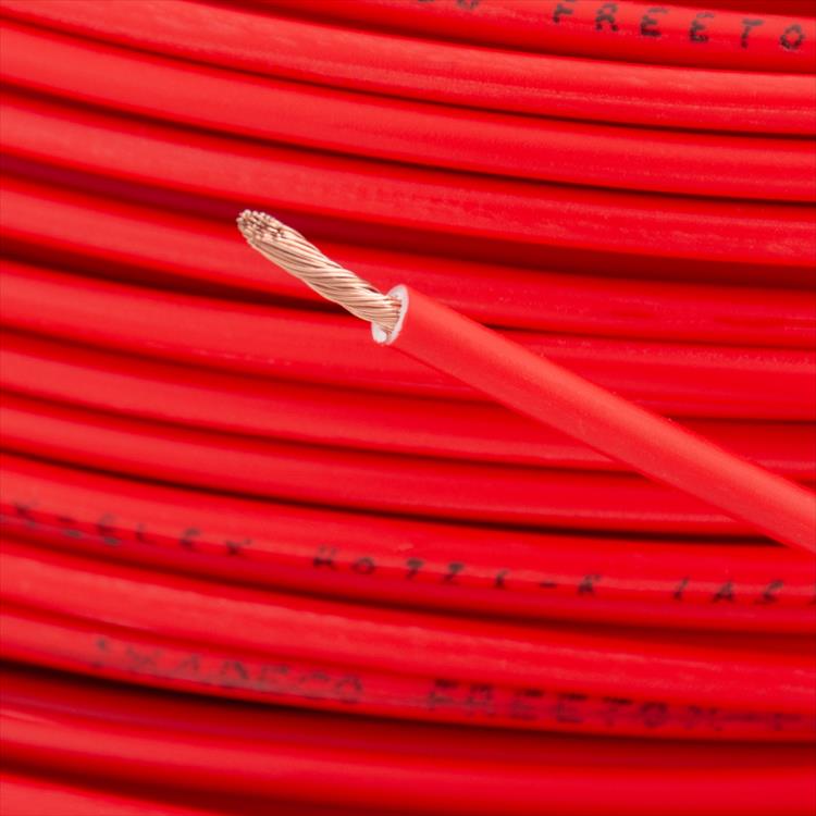 Rollo Cable 4.0mm 100MTS Rojo Libre de Halogenos 10023021 — Nexans
