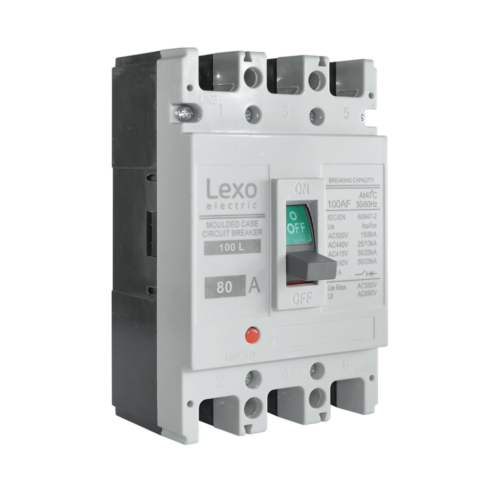 Interruptor caja moldeada 3x80A 35kA 5317080 — Lexo