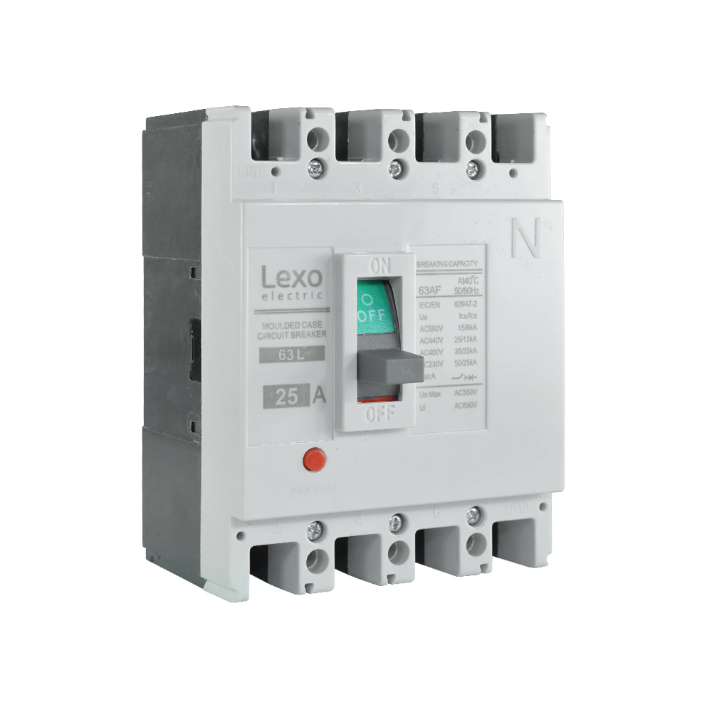 Interruptor caja moldeada 4x25A 25kA 5114025 — Lexo