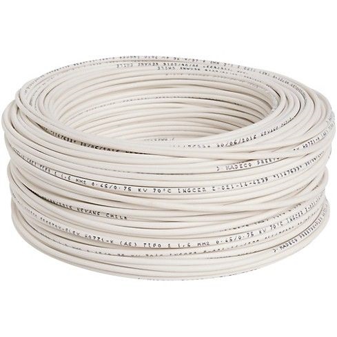 Rollo Cable Alambre 2.5mm Aislado Blanco 10024820-CD33-00 — Nexans