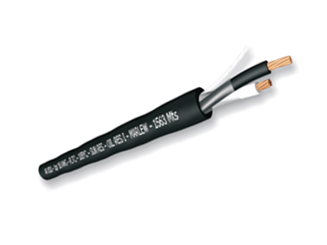 CABLE INSTRUMENTACION libre de halógenos 1x2x18 AWG ámbar resistente UV AE 5100 Marlew — Marlew