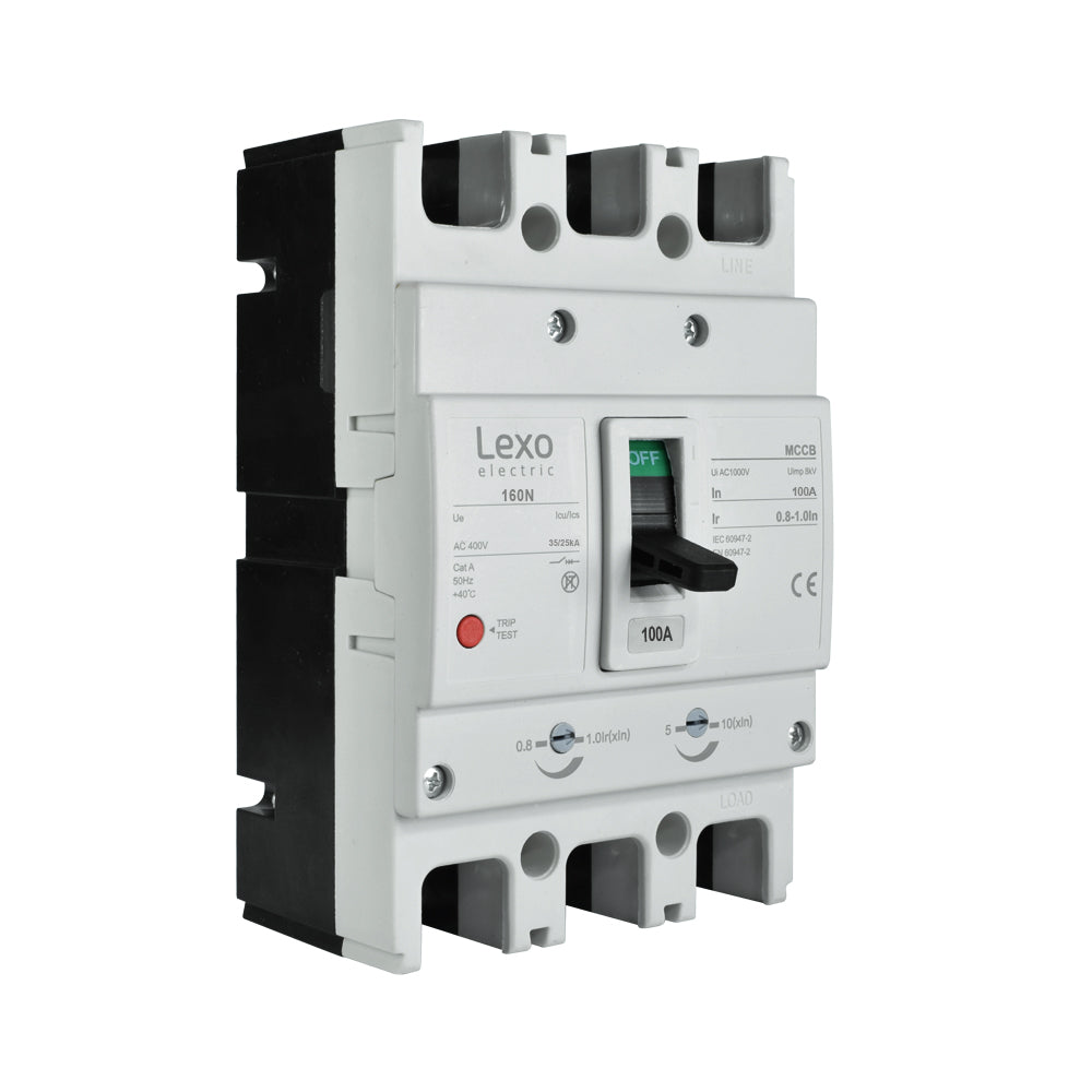 Interruptor caja moldeada 3x100A 25kA — Regulable 5317700 — Lexo
