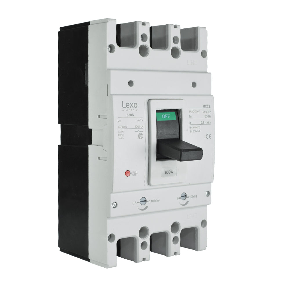 Interruptor caja moldeada 3x630A 35kA — Regulable 5317630 — Lexo