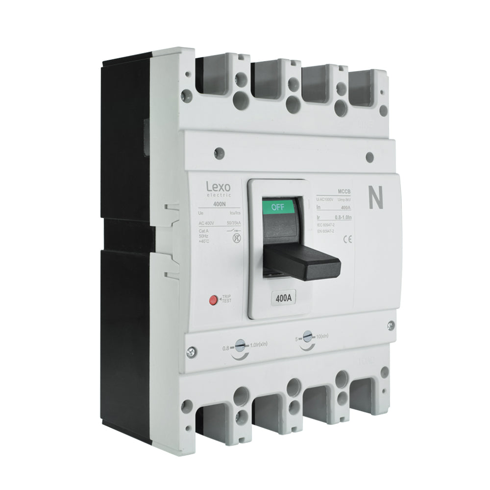 Interruptor caja moldeada 4x400A 35kA — Regulable T400N — Lexo