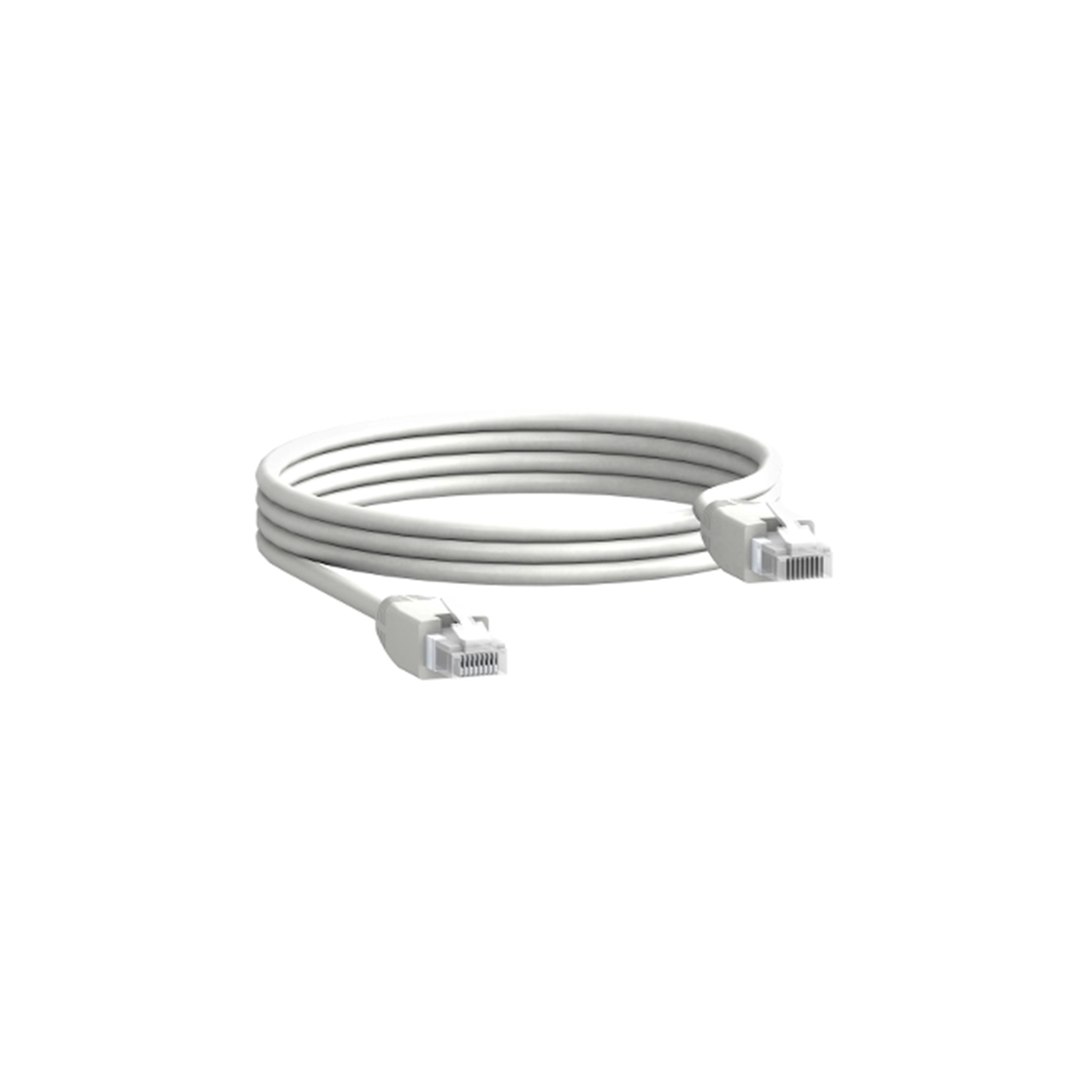 Cable de Red, 2 Conectores Macho RJ45, Longitud 3 M, Juego de 5 Cables TRV00830 — Schneider Electric — Schneider Electric