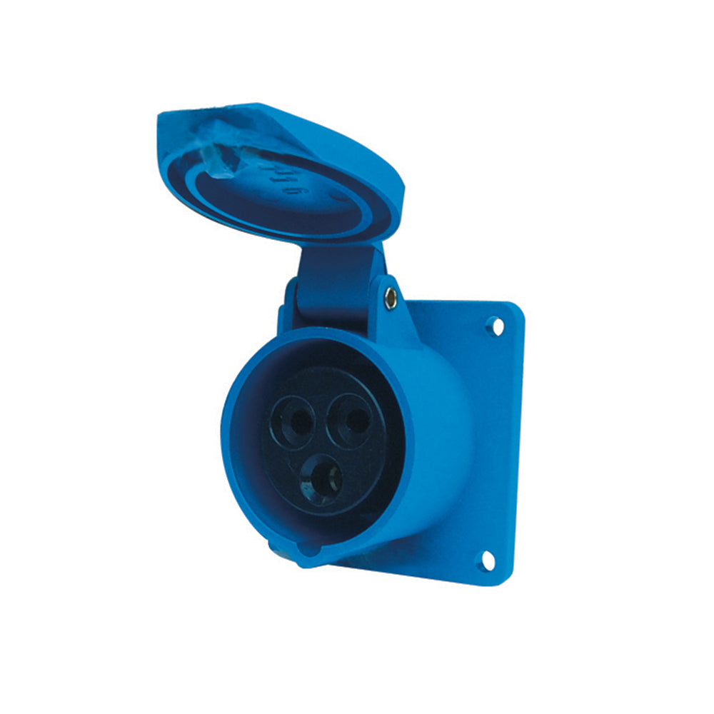 Enchufe Ind. Hembra Embutida IP44, 32A, 220V, 2P+T (5717216)