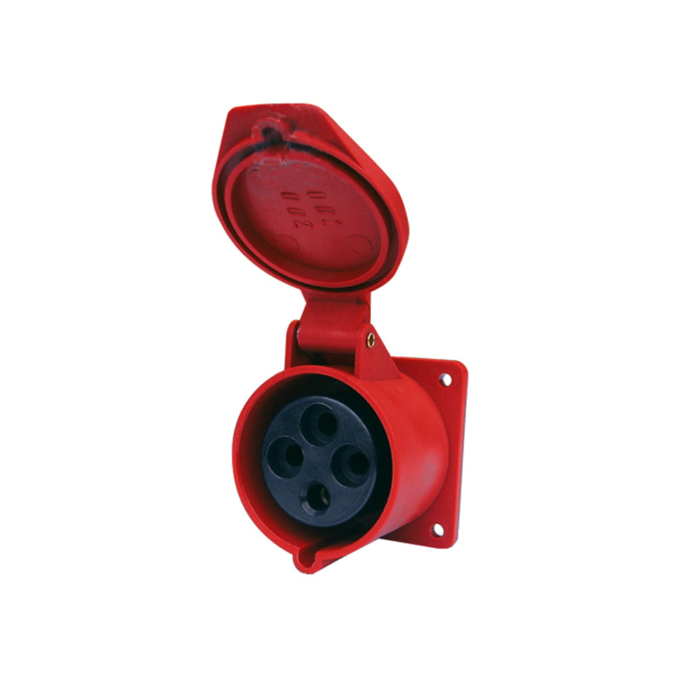 Enchufe Ind. Hembra Embutida IP44, 16A, 380V, 3P+N+T (5717209)