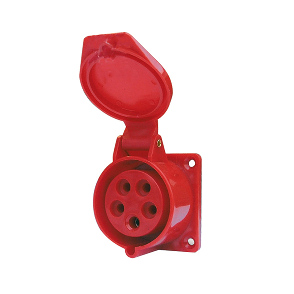 Enchufe Ind. Hembra Embutida IP44, 32A, 380V, 3P+T (5717220)
