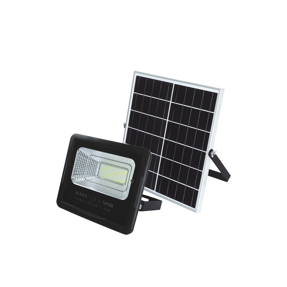 Reflector LED IP65, con Panel Solar, 20W, 6.500K (1601020)