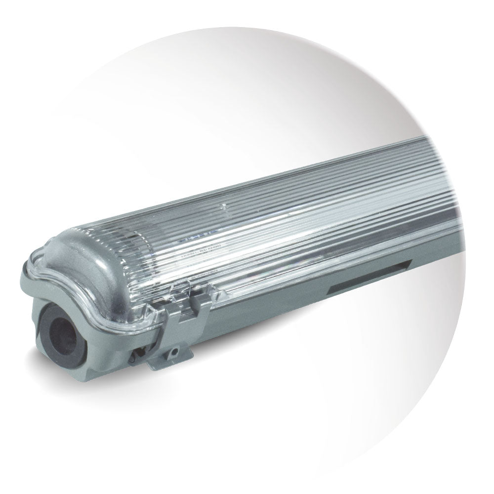 Equipo Estanco LED IP65, 1x10W, 6.500K, con Tubo (2100570)