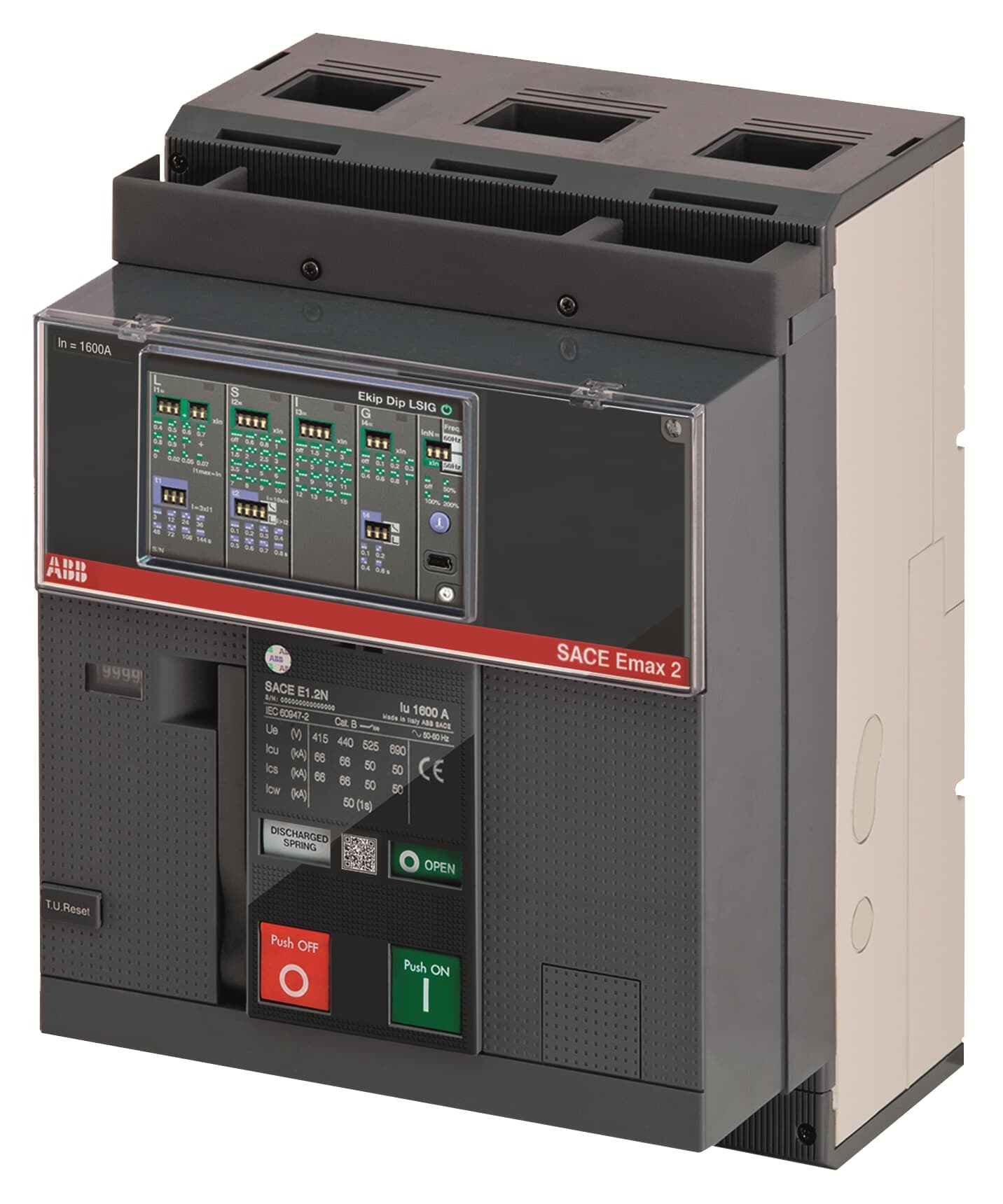Interruptor automático 3x600A 25kA 1SDA070872R1 ABB — ABB