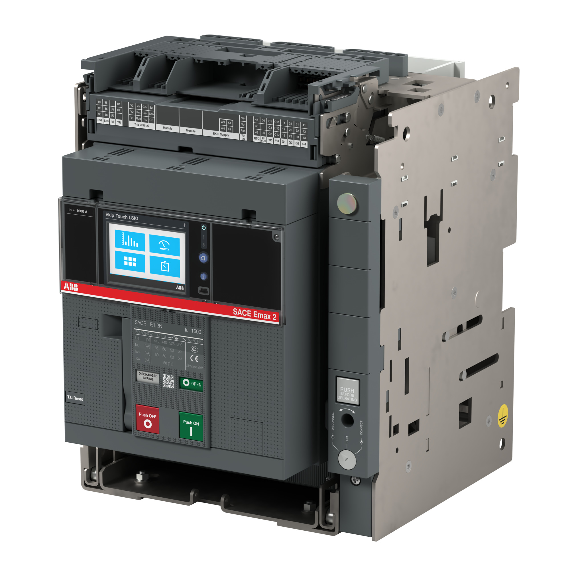 Interruptor C/AL AIRE 3X800A 42KA E1.2B Ekip HI-Touch LSI 3p WMP 1SDA072098R1 ABB — ABB
