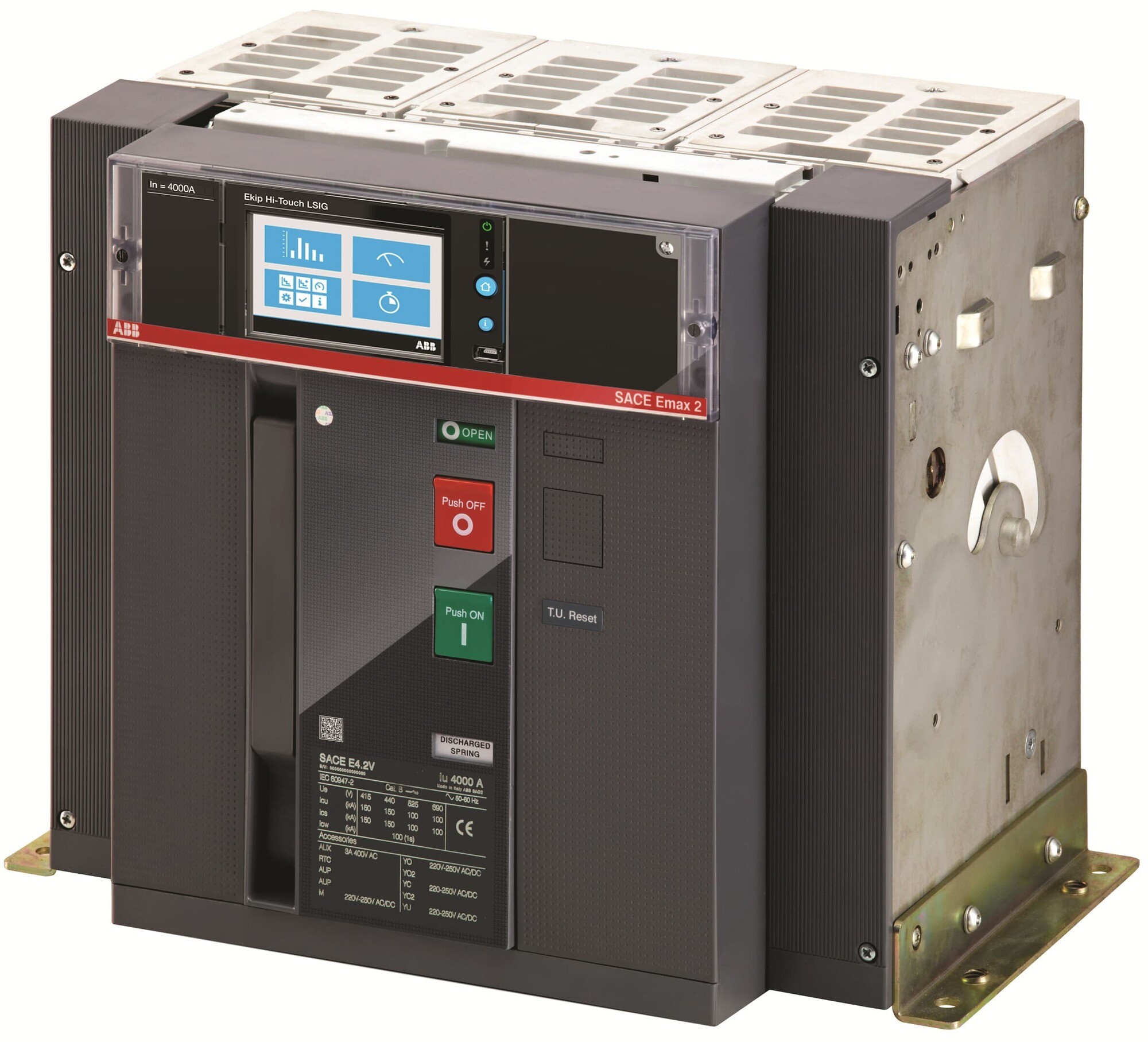 Interruptor MOLDEADO 3x3200A E4.2N EKIP HI TOUCH LSIG FHR 1SDA071149R1 ABB — ABB