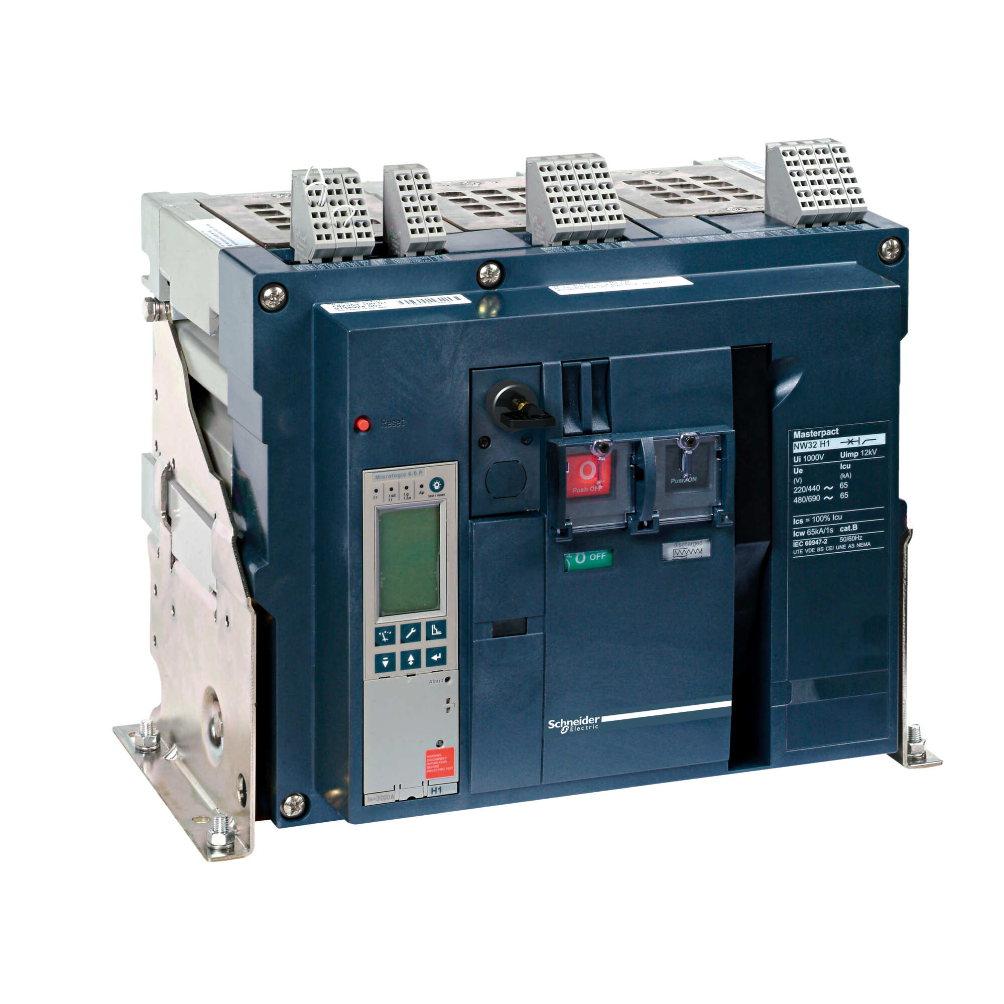 Interruptor Masterpact Nw H1 3P 4000 a Fijo MICROLOGIC6.0E CD099 — Schneider Electric — Schneider Electric