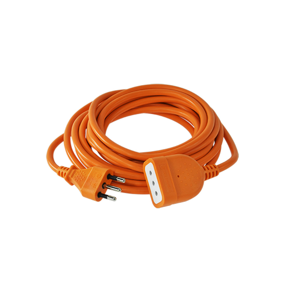 Alargador Simple Naranjo 5MTS, 2P+T, 10A (7500405)