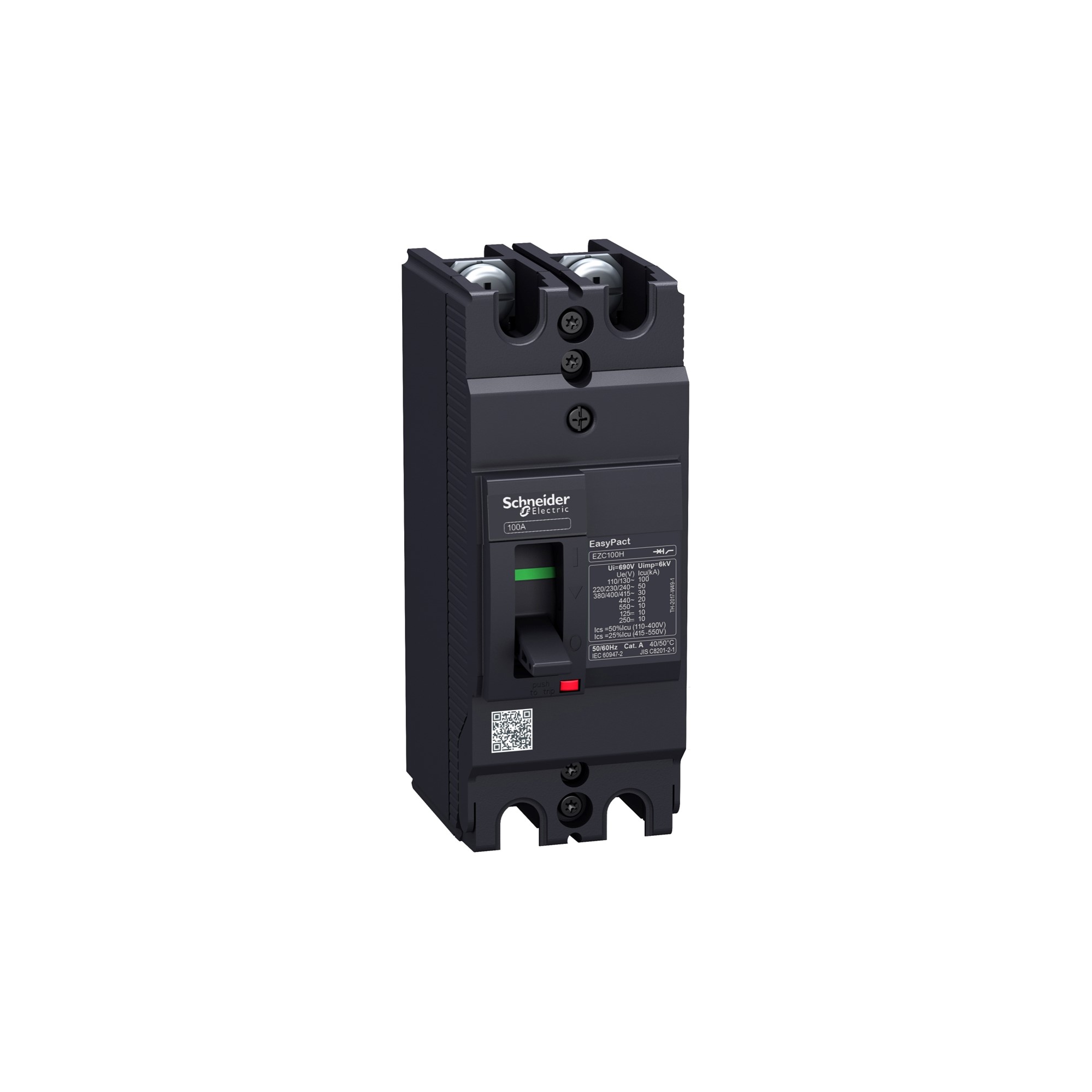 Interruptor caja moldeada 2x32A 30kA Easypact — Fijo (sin regulación) 28203259 Schneider — Schneider